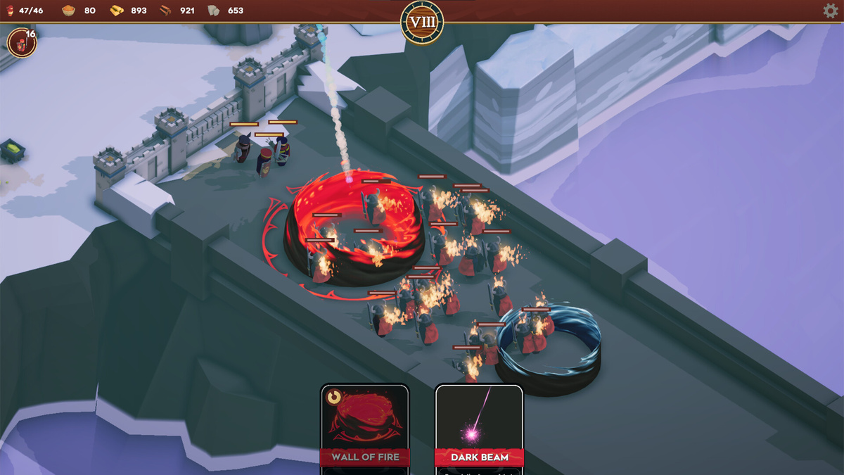 Пример битвы с врагами в Kingdom's Deck. Источник скриншота: Steam