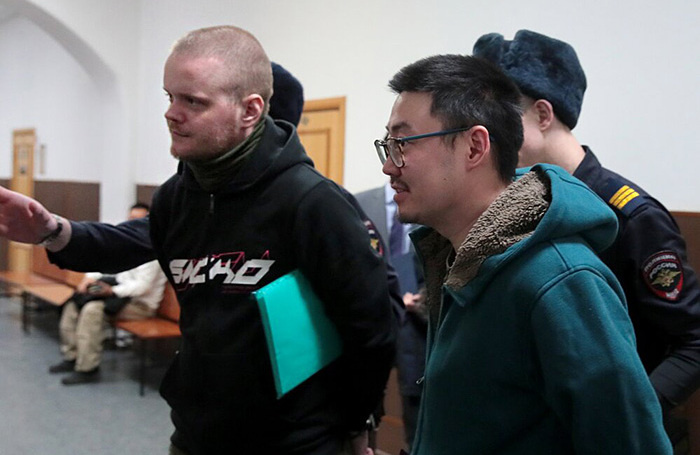    Никита Дубас и Александр Ким (слева направо).Василий Кузьмичёнок/АГН «Москва»