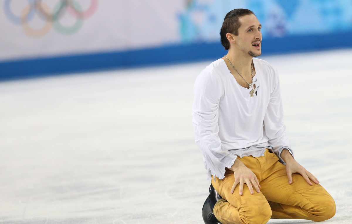    Максим Траньков на Олимпиаде-2014 в Сочи  Артем Коротаев/ ТАСС