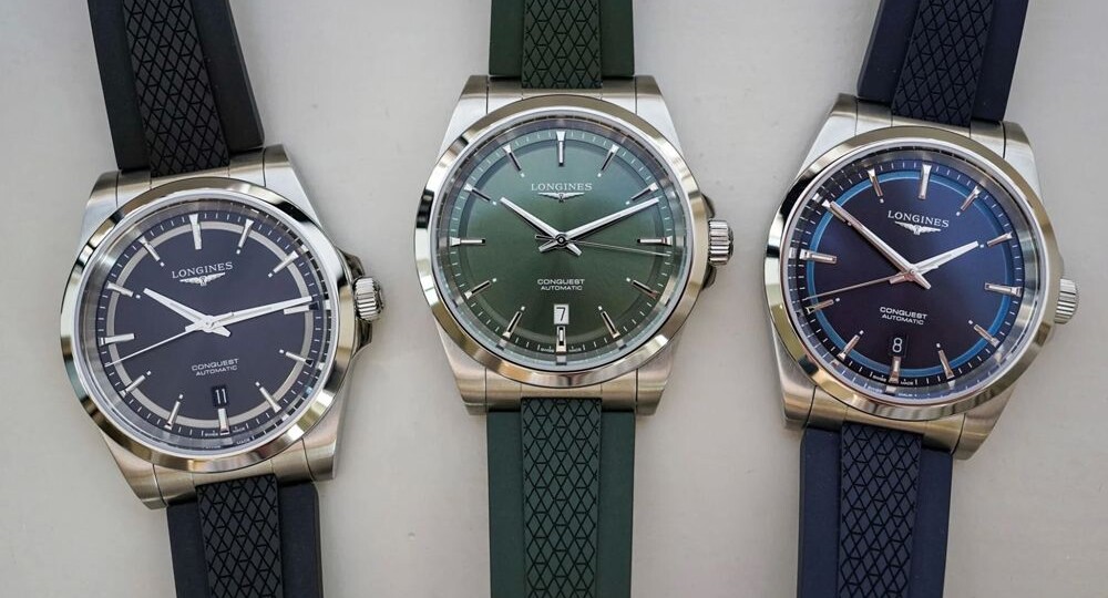 Longines Conquest: комфорт и универсальность с новыми каучуковыми ремешками