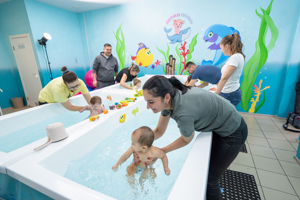 В детских бассейнах и грудничковых ваннах вода должна проходить трехступенчатую систему фильтрации