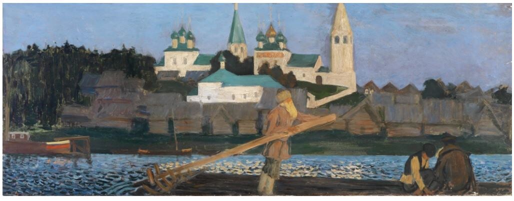 Борис Михайлович Кустодиев - на Волге. 1906 г.