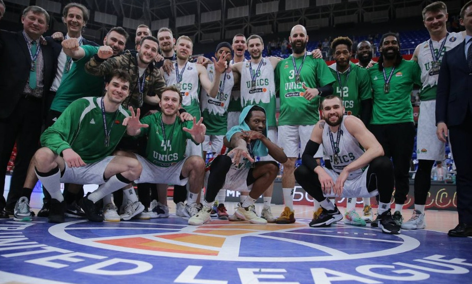    Баскетболисты УНИКСа выиграли бронзу Единой лиги ВТБ. Фото: БК УНИКС