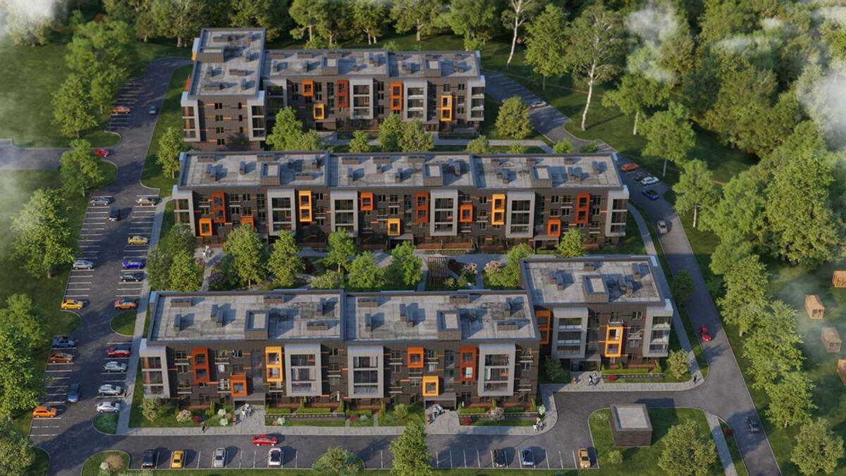 Проект и план застройки ЖК Спектр в Кольцово