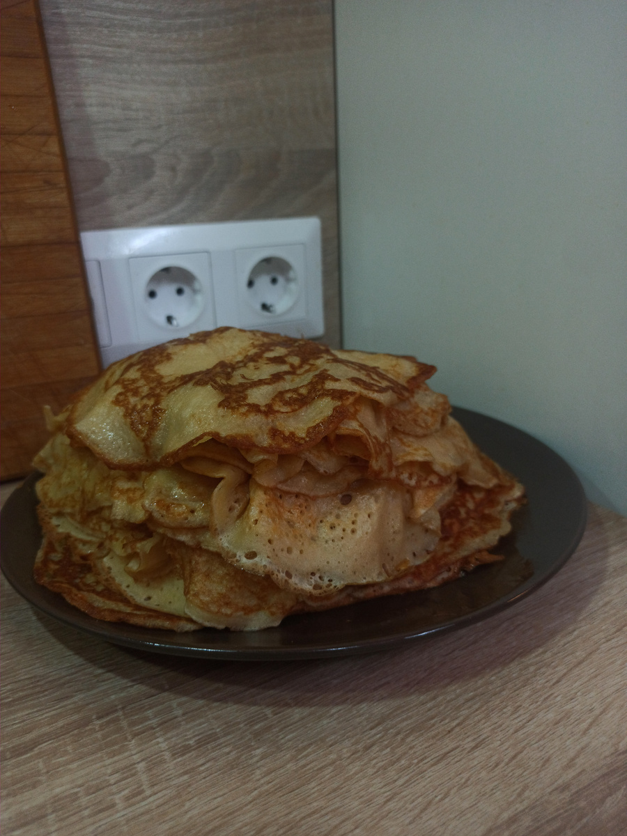 Новый рецепт блинов на ряженке