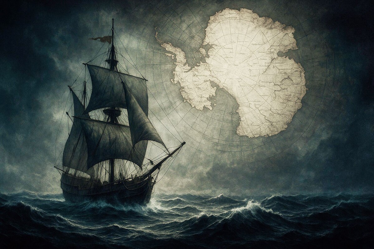 Карта Пири Рейса: Как древние увидели Антарктиду такой, какой мы её никогда не видели.