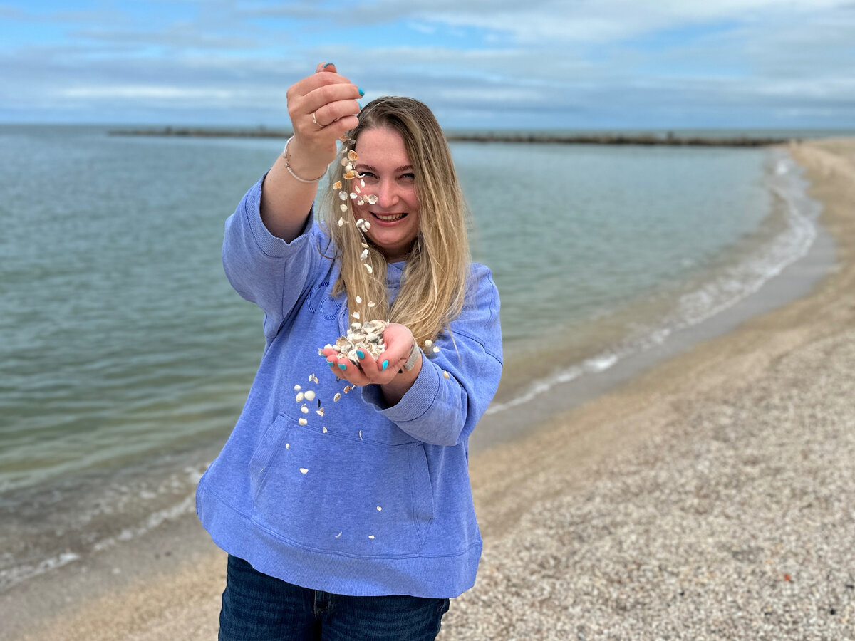 Фото с косы в Ейске. По моему мнению - это лучший пляж курорта.