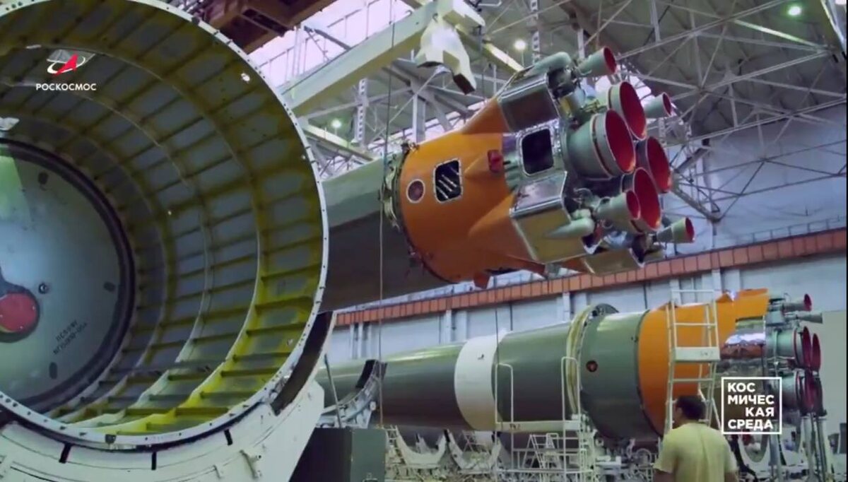 Скриншот из видео Роскосмос ТВ  📷
