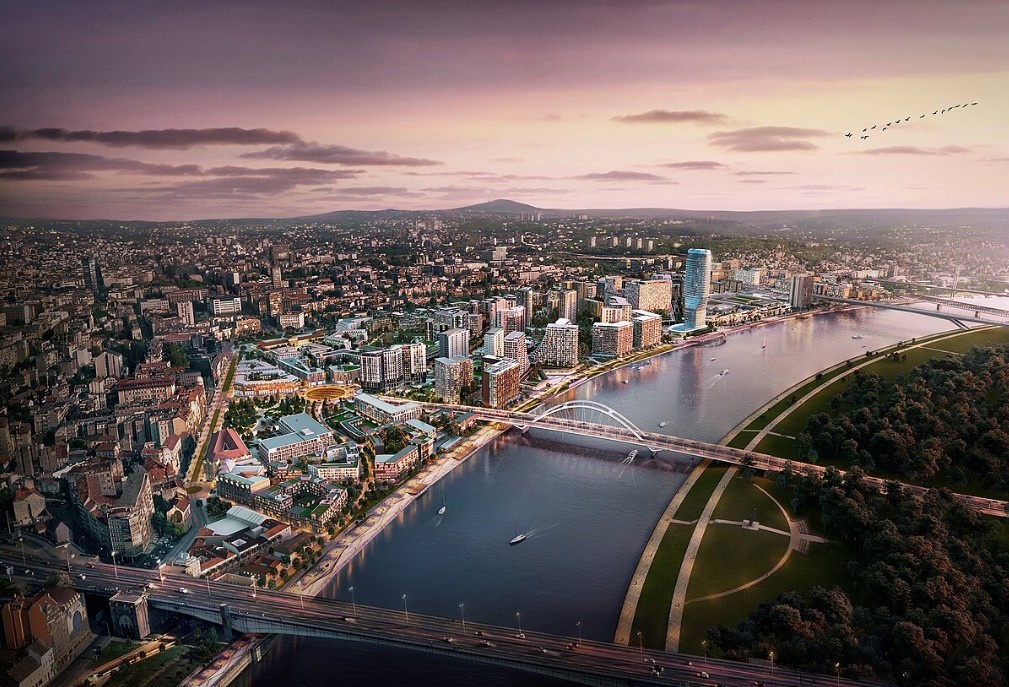 Набережная города Белград