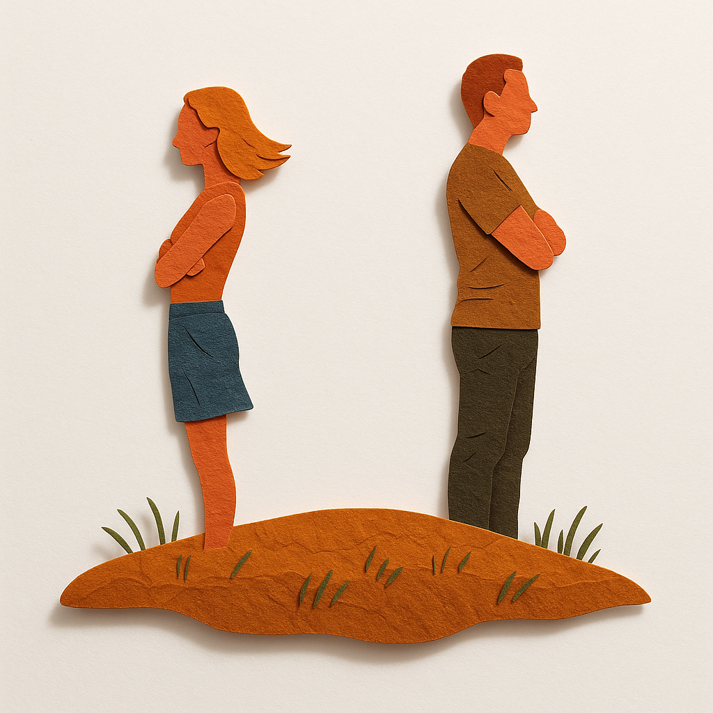 Негативные эмоции после разрыва.