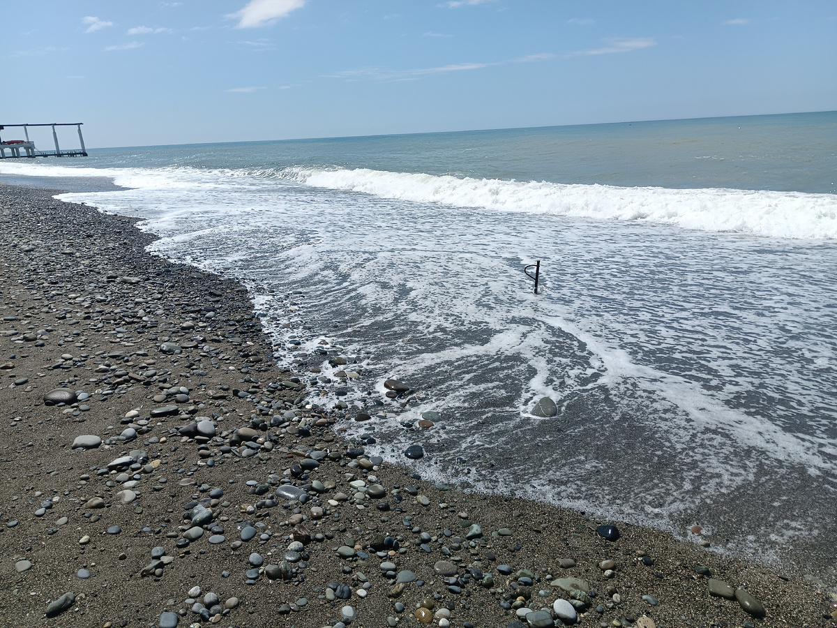 Адлер, пляж "Огонёк-2", 28.04.2025