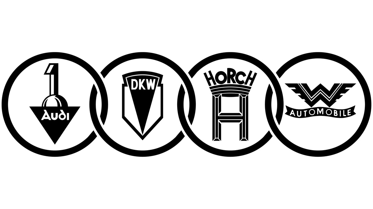    Однако со временем логотип остался только у Audi — остальные компании либо исчезли с рынка, либо, проиграв конкуренцию, ушли в тень.Logopedia