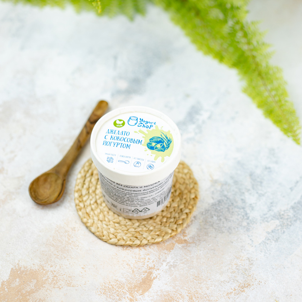 Джклато на кокосовом йогурте Йогурт Шоп