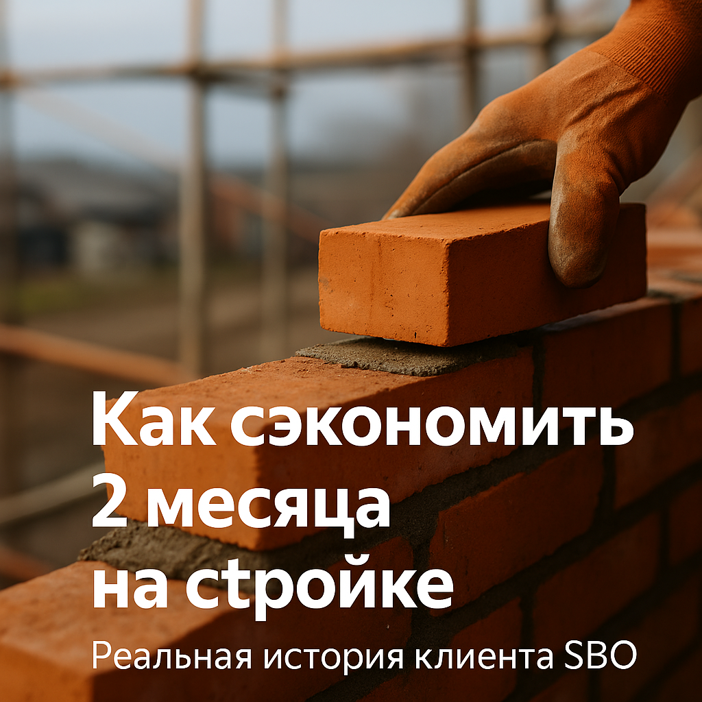 Как сэкономить 2 месяца на стройке