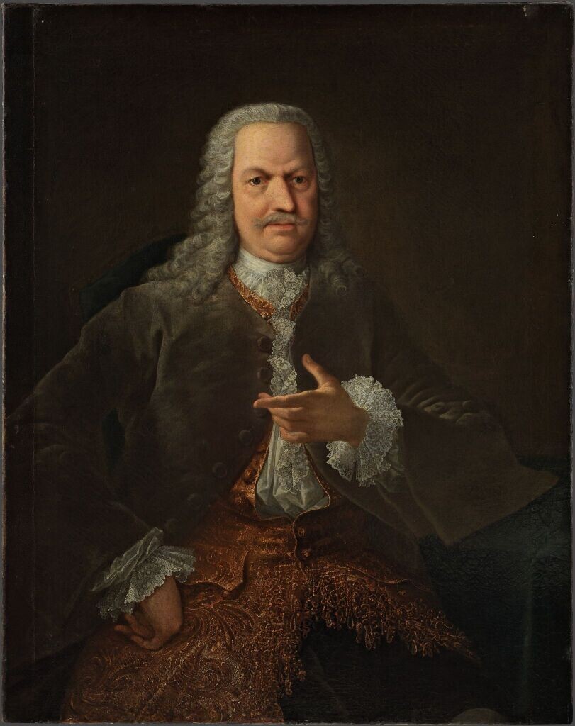 Портрет Акинфия Демидова. Гроот Георг Христоф (Кристоф) (1716-1749).