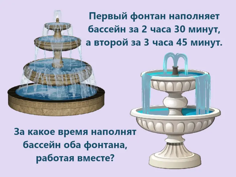 «Сможешь решить задачу про фонтаны? Проверь свои математические способности!»
