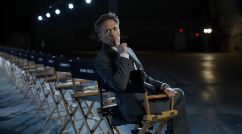     Кадр со съемок фильма «Мстители: Судный день» (2025)