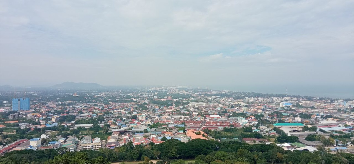 вид на Хуа Хин с высоты птичьего полета