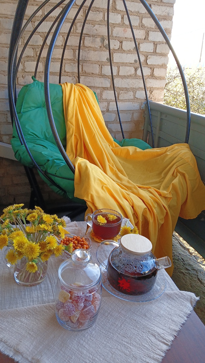 Весеннее чаепитие. Фото автора