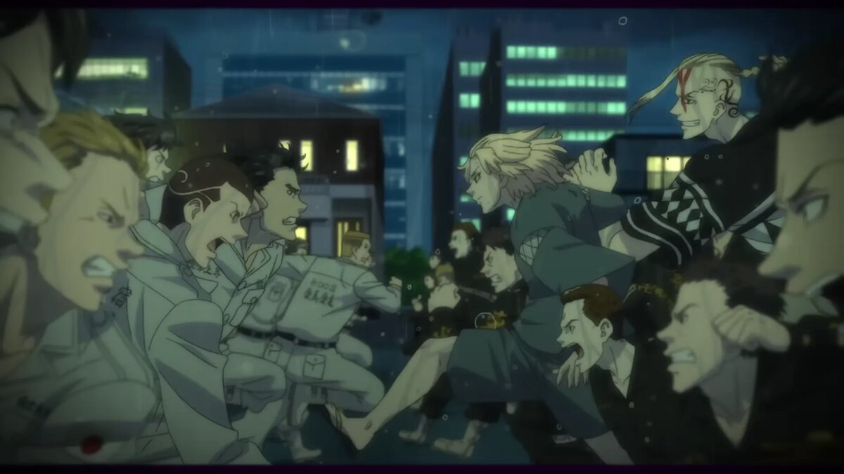 Кадр из аниме «Токийские мстители»   📷