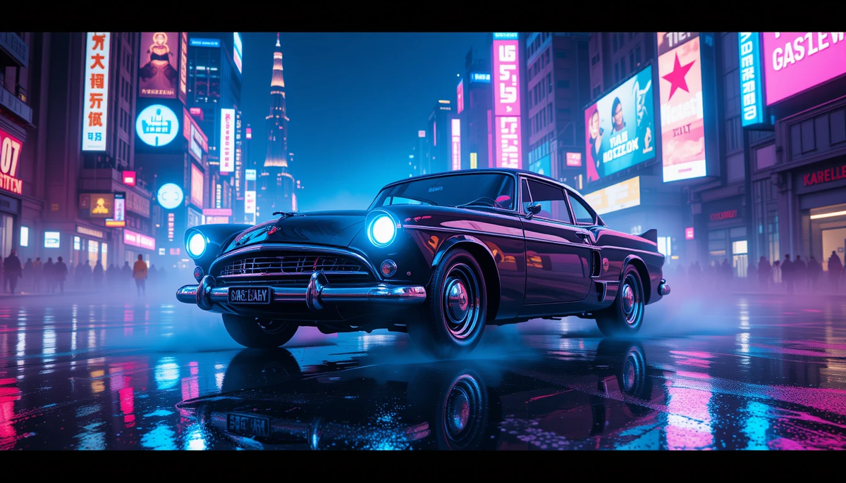 Легендарный советский автомобиль ГАЗ-А.Cоздано нейросетью piclumen.com