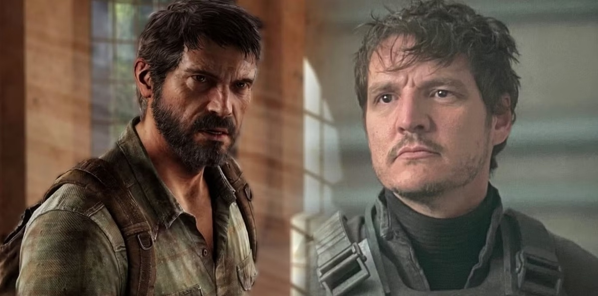 Персонаж оригинальной игры Джоэл Миллер и актер Педро Паскаль