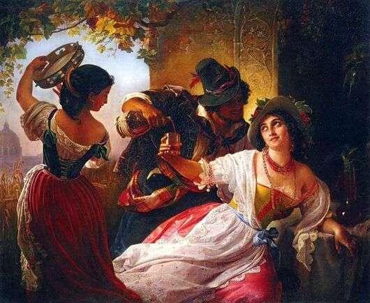 Пимен Орлов, «Октябрьский праздник в Риме»