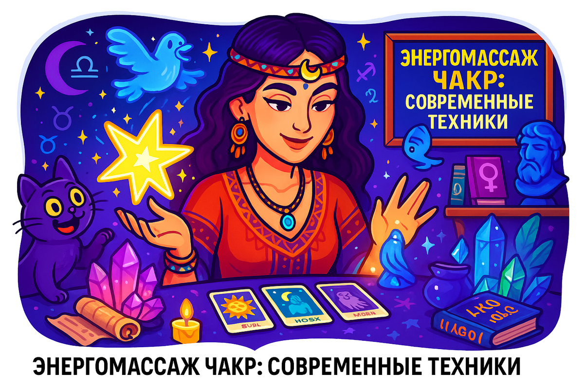    Энергомассаж чакр как обыденный ритуал для современных магов и монахов навынос Мария