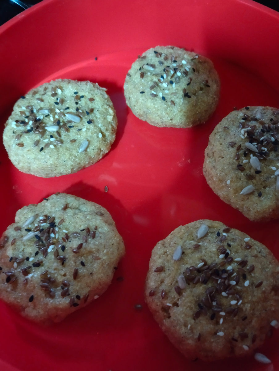 Получилось 5 булочек 