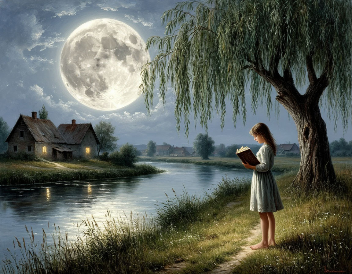 Луна стояла огромная...