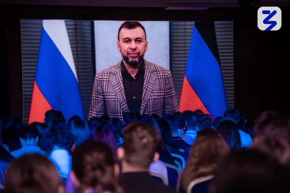    Марафон «Знание. Первые». Выступление главы ДНР Дениса Пушилина / Источник: © Общество «Знание»