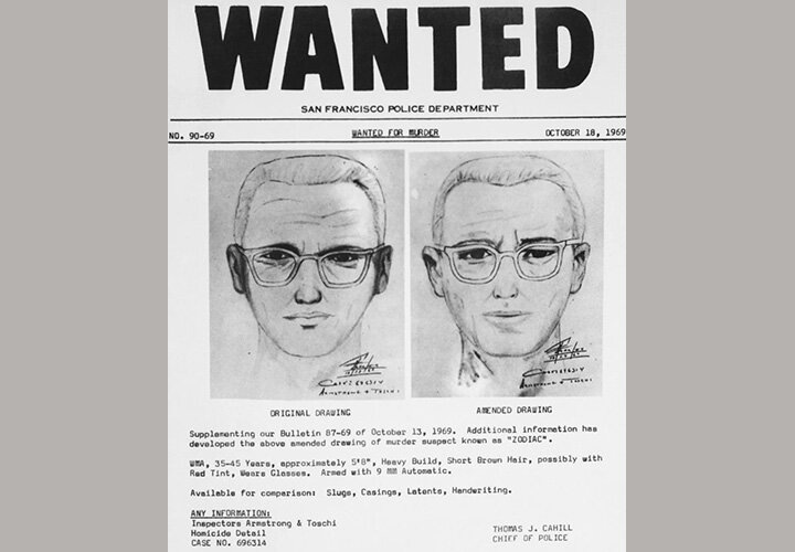 ФОТОРОБОТ ЗОДИАКА В ОРИЕНТИРОВКЕ ОФИСА ШЕРИФА