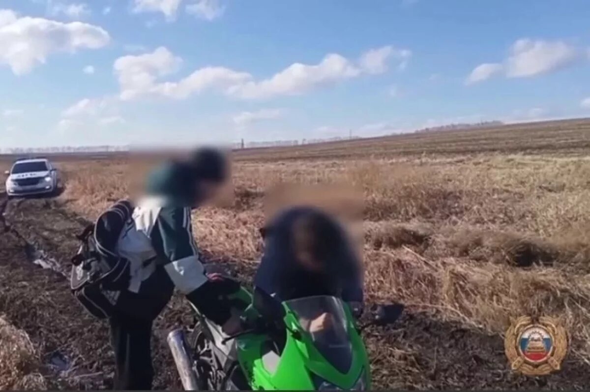    В Черемховском районе подросток пытался на мотоцикле скрыться от полиции