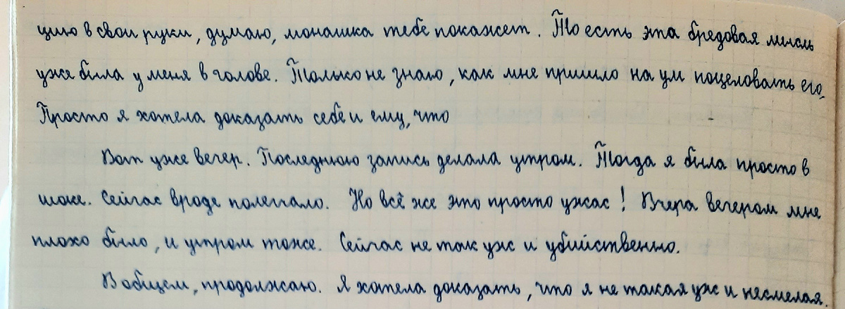 Из личного дневника автора. 