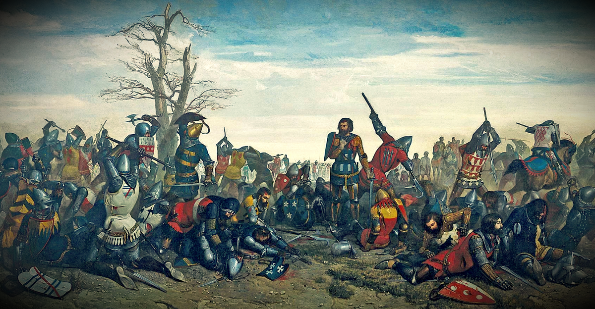 Последствия Столетней войны. Изображение взято с Яндекс картинок.