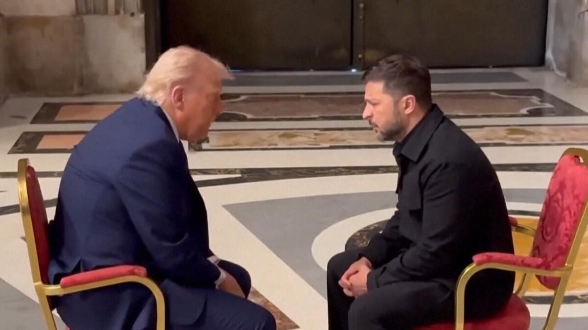 Встреча Зеленского и Трампа в Ватикане