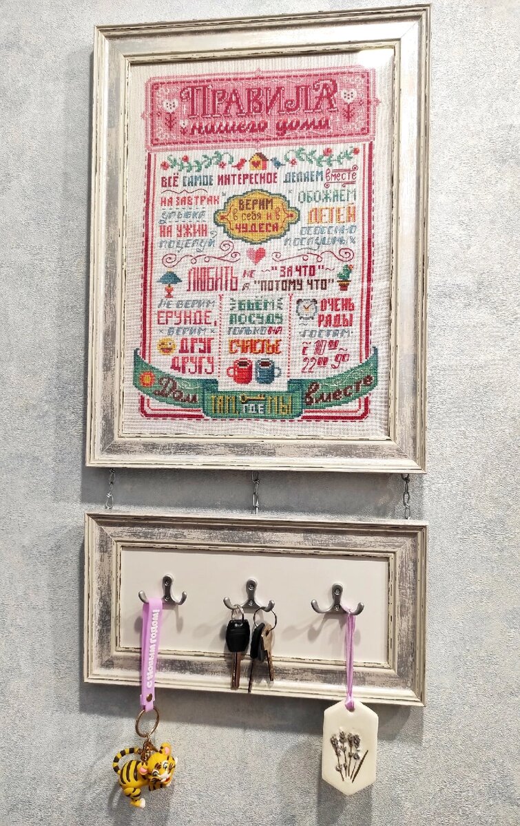 Ключница "Правила нашего дома" от МП Студии 