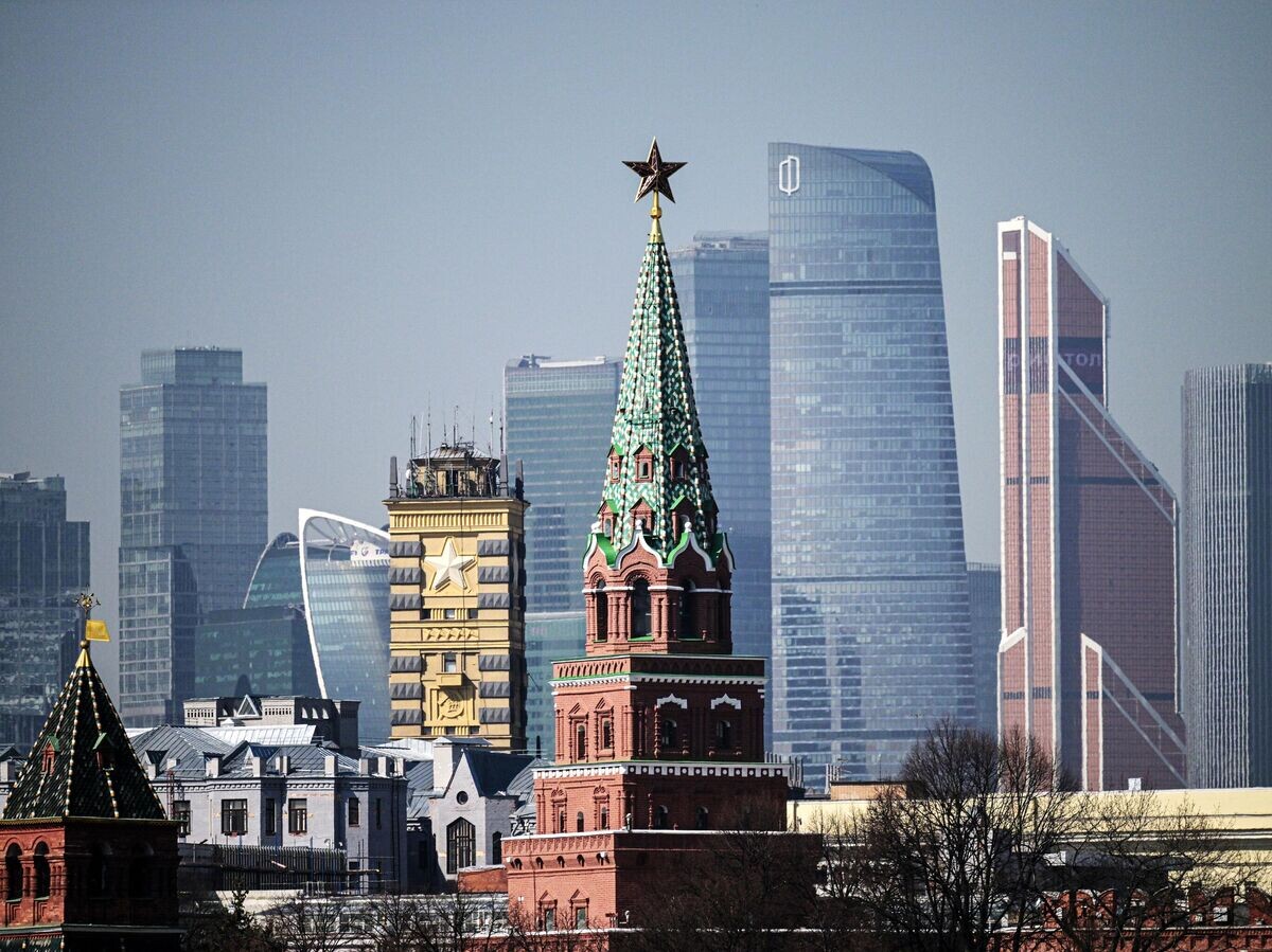    Кремль и международный деловой центр "Москва-Сити"© РИА Новости / Евгений Биятов