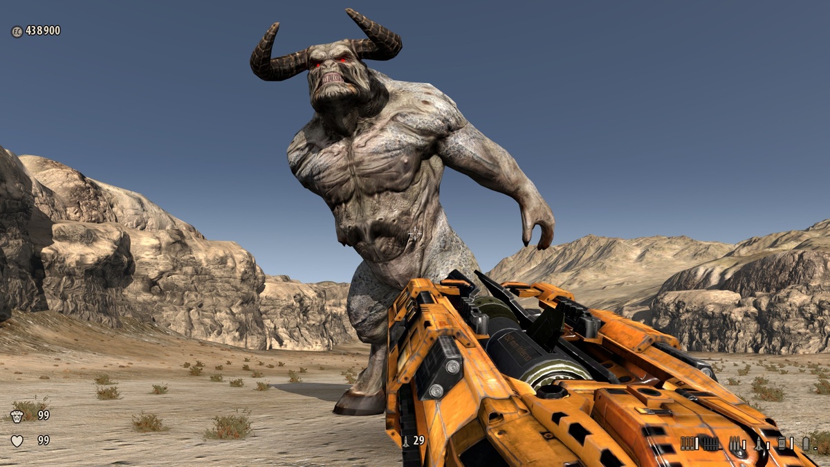 При первой встрече - это босс, а в конце игры они уже десятками наступают...