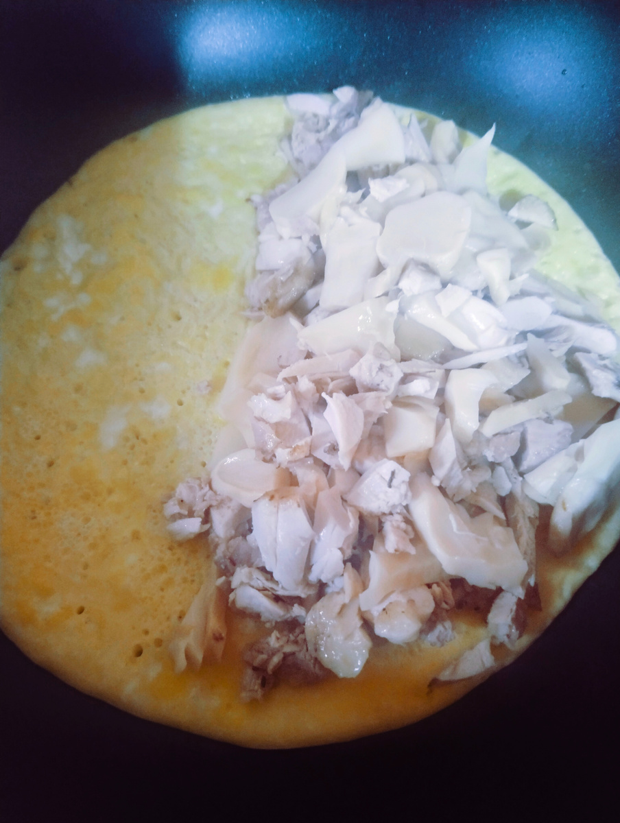 Курица с грибами 