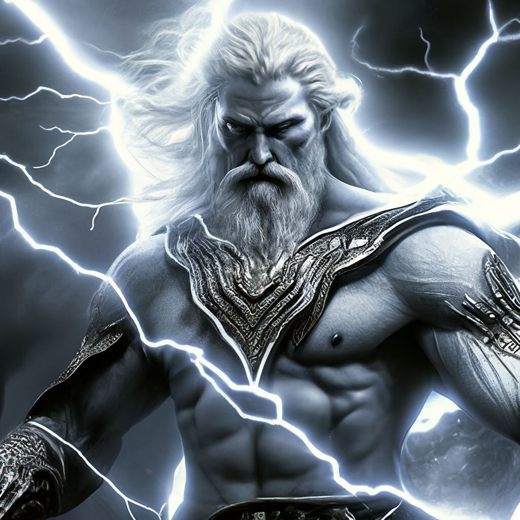 Древний славянский Бог Перун, повелитель грозы, покровитель воинов