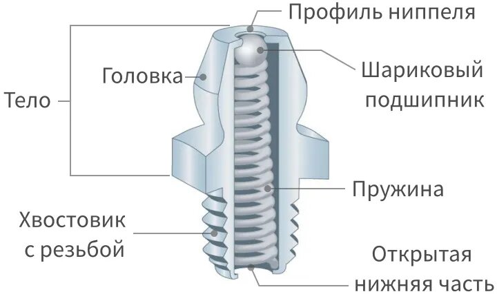 Конструкция пресс-масленки
