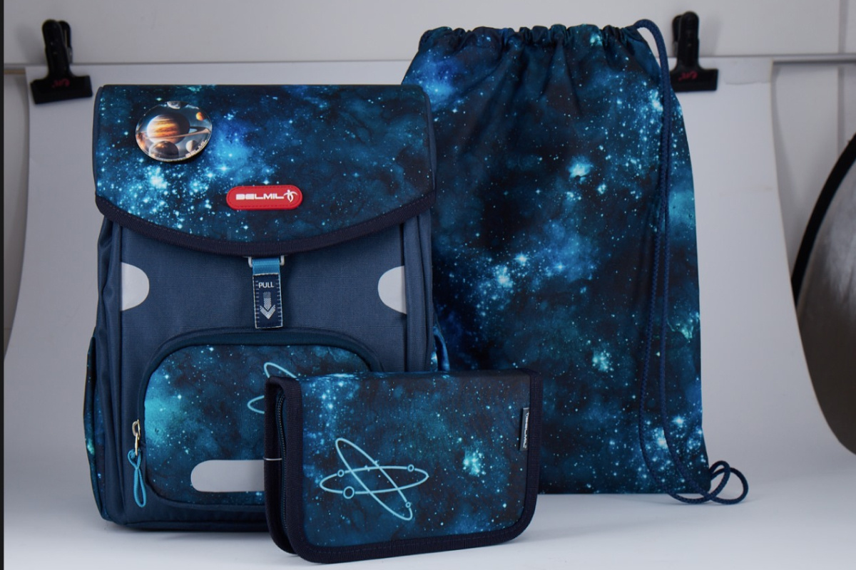 Ранец с наполнением Clickbag от Belmil, дизайн UNIVERSE