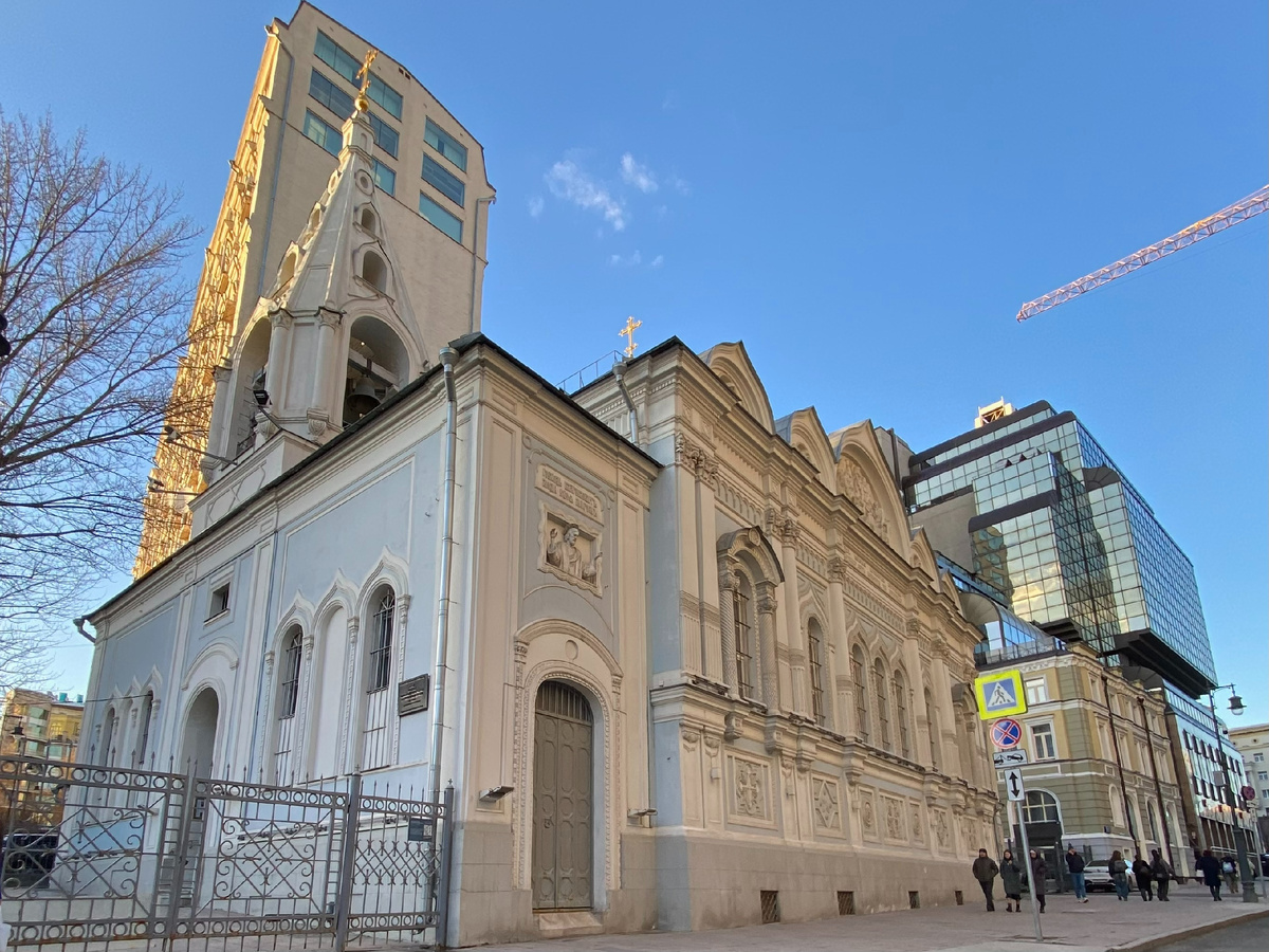 Фото автора канала. Храм Успения Пресвятой Богородицы на Успенском Вражке.