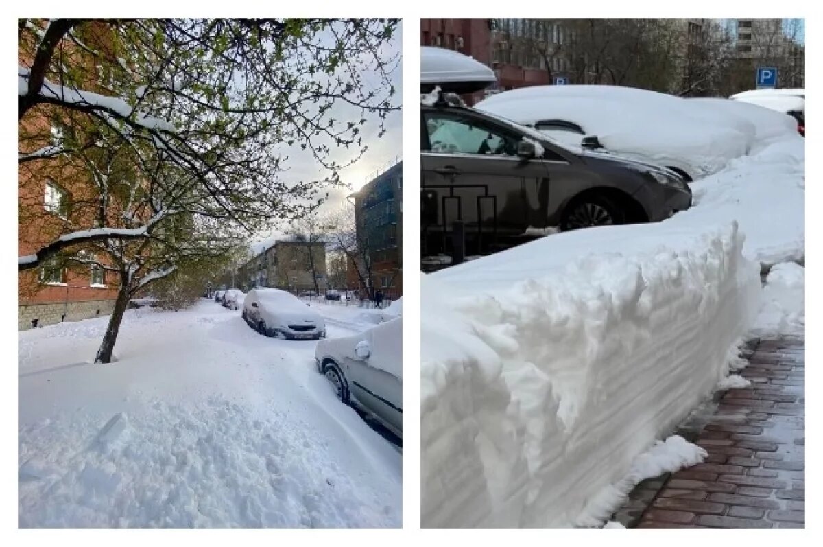    Последствия аномального снегопада в Перми