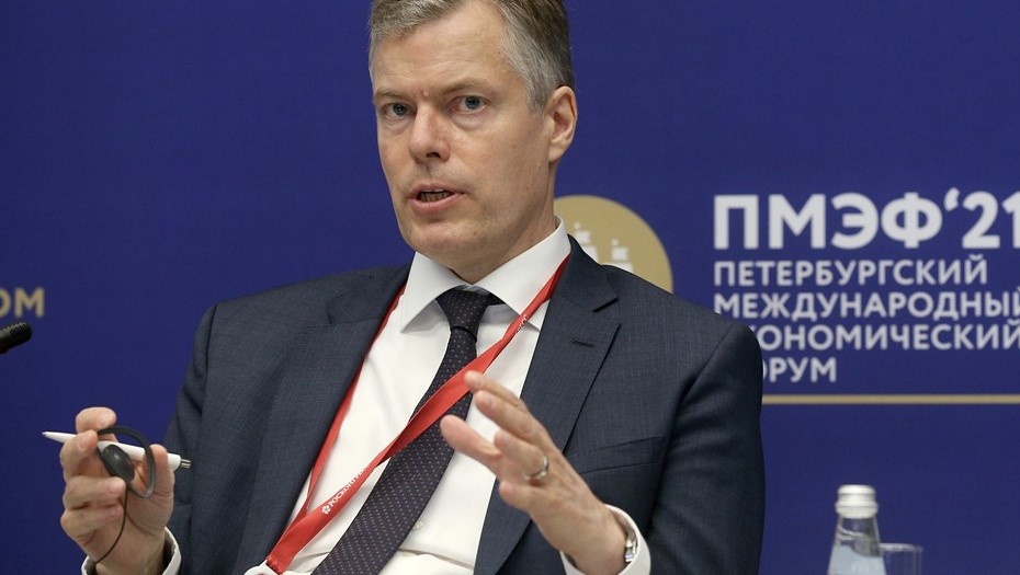    Президент, главный исполнительный директор Fortum Маркус Раурамо на ПМЭФ. Июнь 2021 года Автор фото: ТАСС