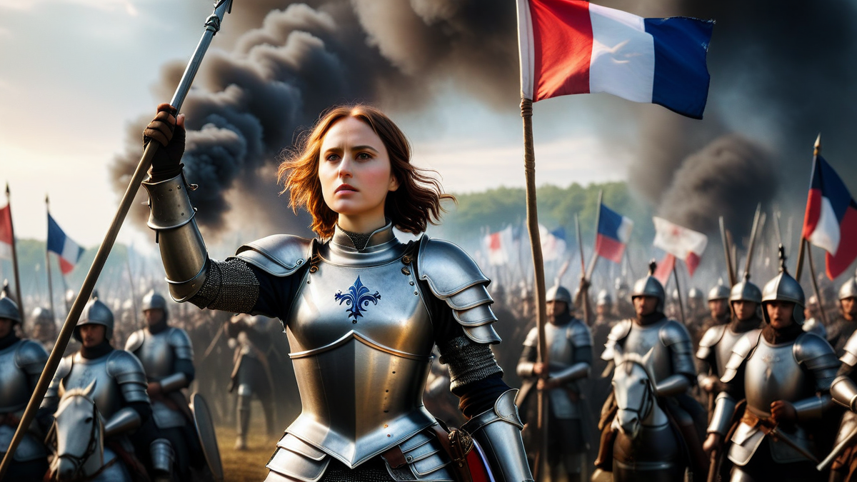 Жанна д’Арк — девушка, которая изменила ход войны.