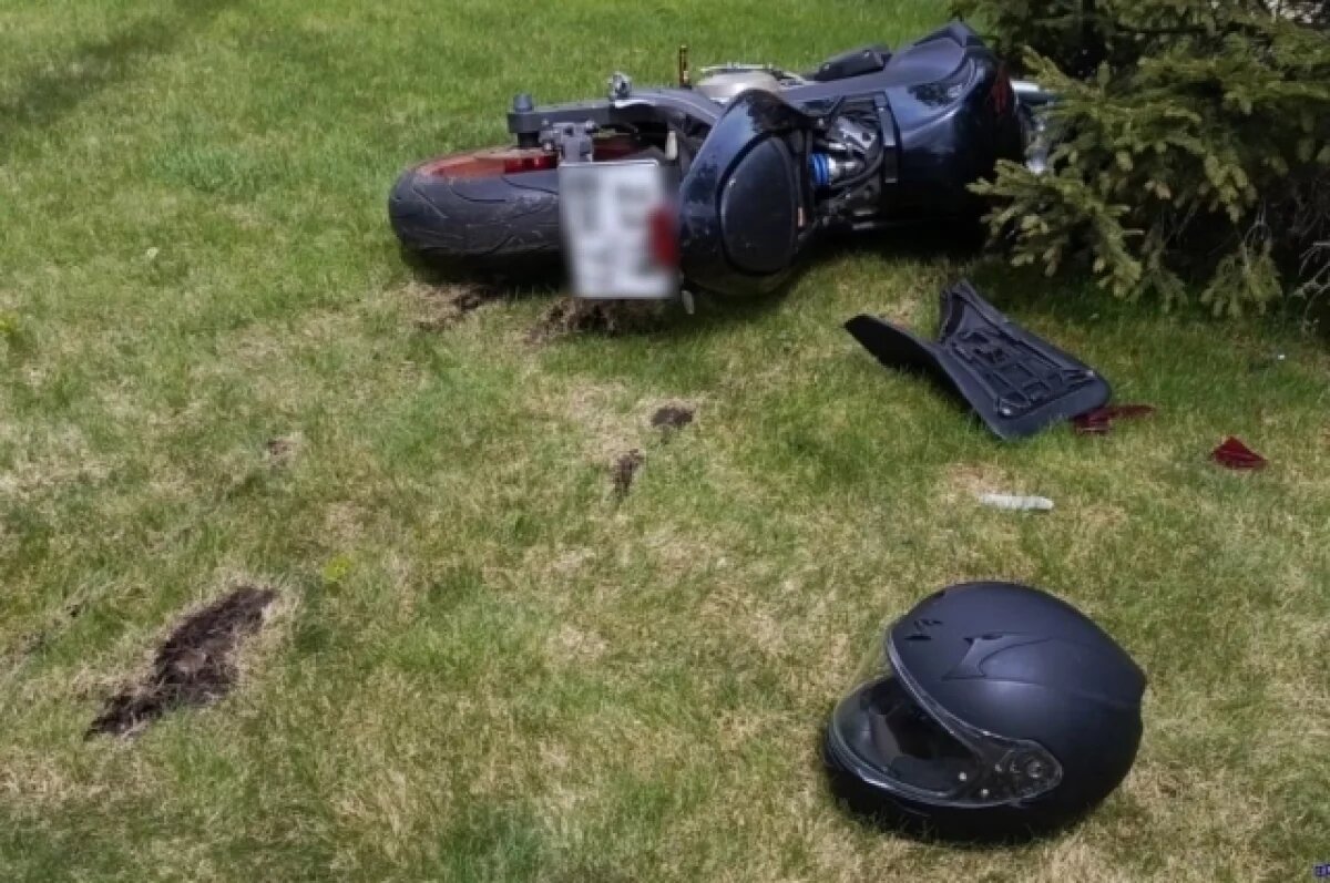    В Тольятти госпитализирован мотоциклист, въехавший в опору ЛЭП