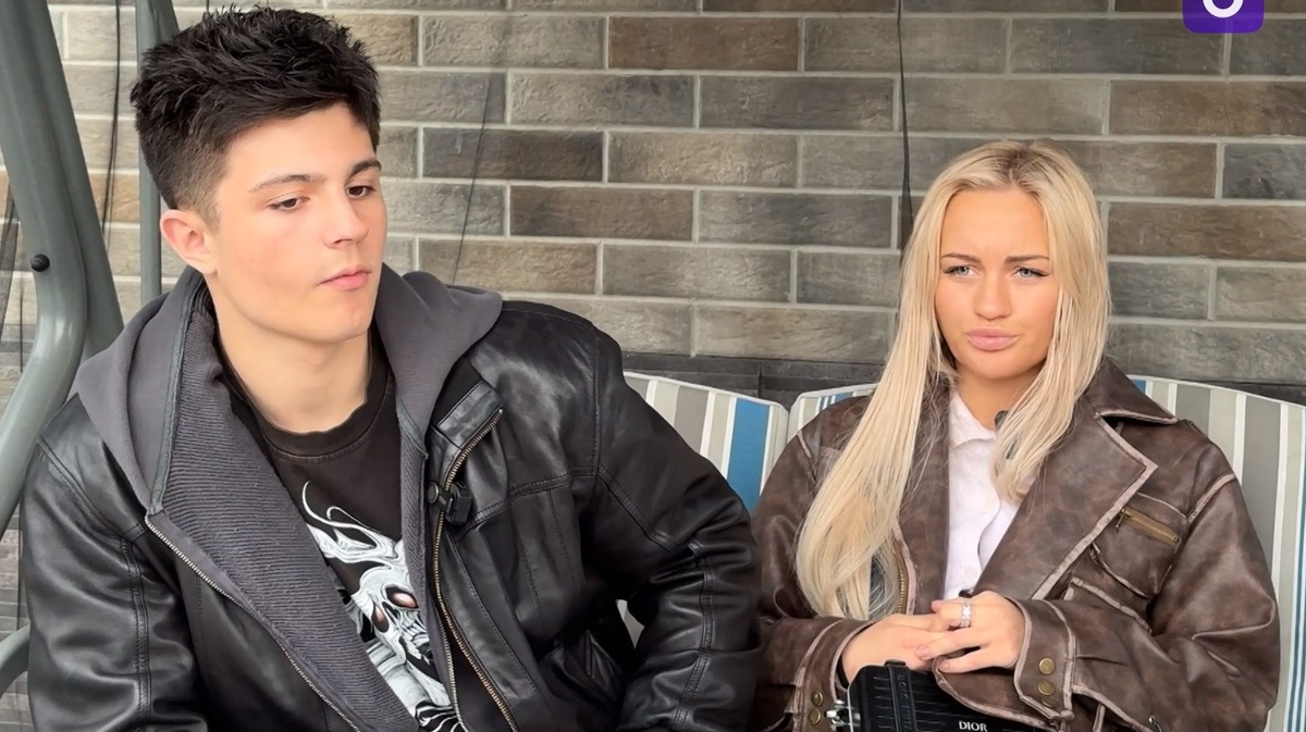 Никита Гуранда и Элина Рахимова (фото из эфира на «Okko»)