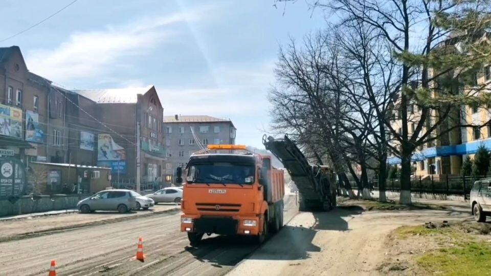    Ремонт улицы Чорос-Гуркина. Источник: t.me/gornoaltaysk_official